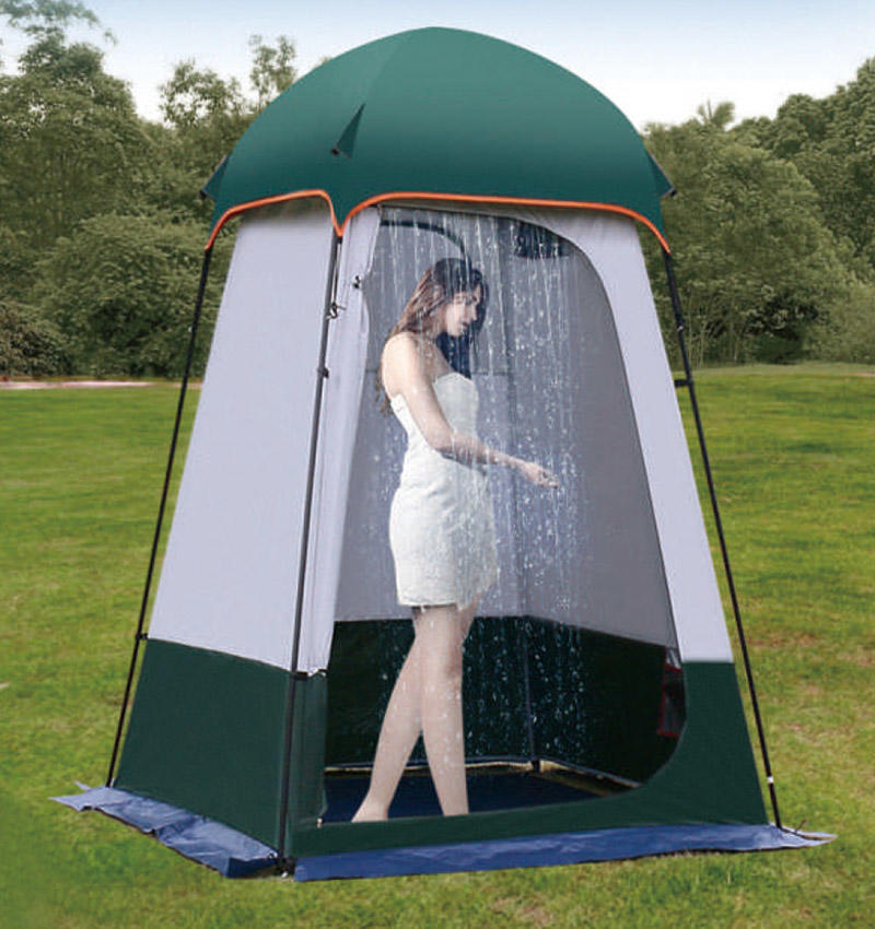 Outdoor shower tent